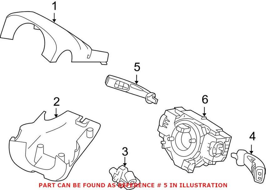 Volvo Turnsignal Stalk 8682868